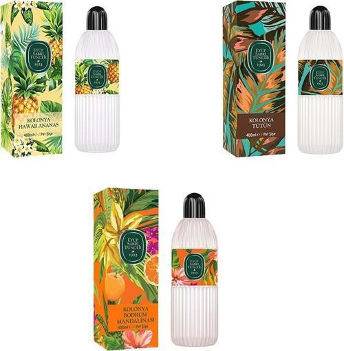 Kolonya Bodrum Mandalinası, Hawaii Ananas ve Tütün