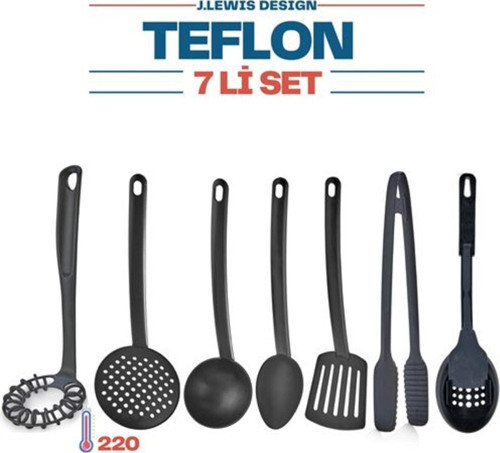 Xxl J.Lewis 7 Li Teflon Yemek Hazırlama Servis Seti