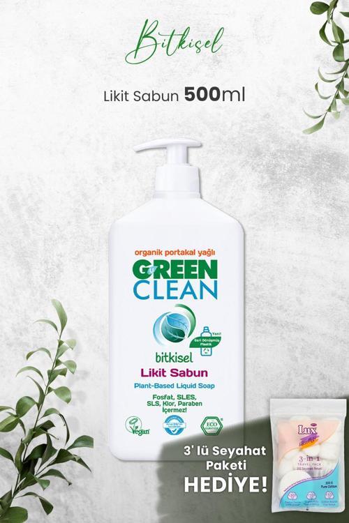 U Green Clean Organik Sıvı Sabun Portakallı 500 ML ve Hediyeli
