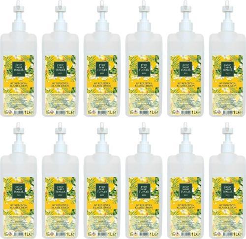Klasik Limon Kolonyası Sprey Başlıklı 1 lt x 12