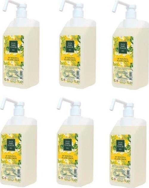 Klasik Limon Kolonyası Sprey Başlıklı 1 lt x 6