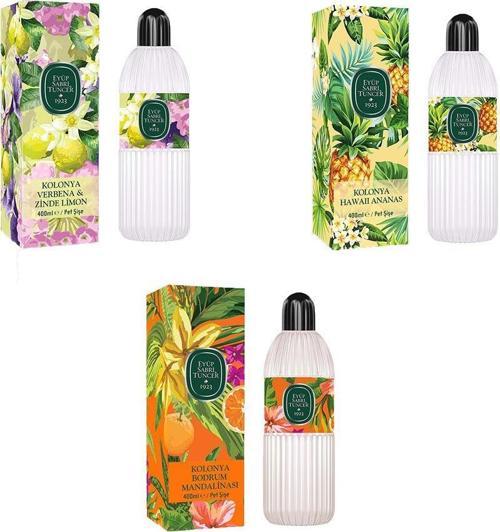 Kolonya Bodrum Mandalinası, Verbena & Zinde Limon ve Hawaii Ananas