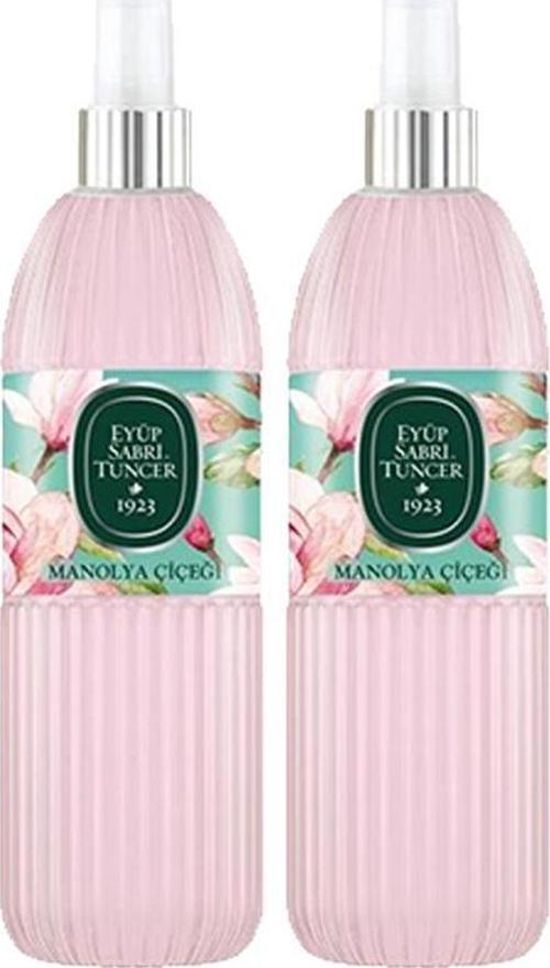 Manolya Çiçeği Kolonyası Silindir Pet Sprey Şişe 150 ML x 2 Adet