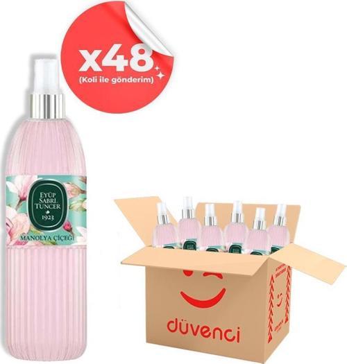 Manolya Çiçeği Kolonyası Silindir Pet Sprey Şişe 150 ML x 48