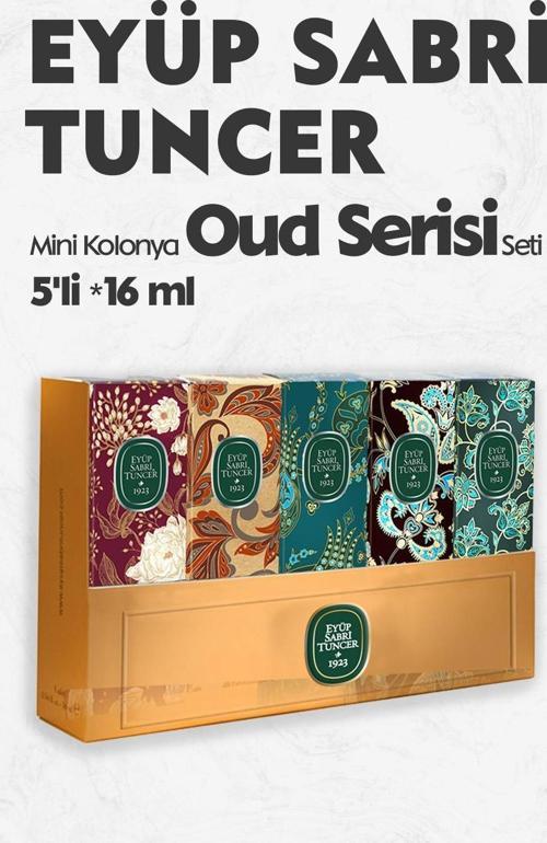 Mini Kolonya Oud Serisi Seti 5'li 16 ml