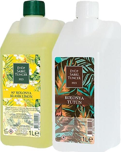 Klasik Limon ve Tütün Kolonyası Yedek Şişe 1 Litre