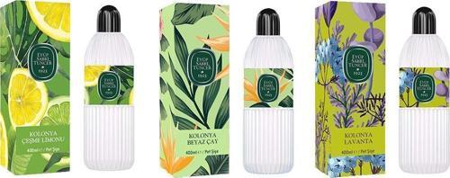 Kolonya Çeşme Limonu, Beyaz Çay ve Lavanta Pet Şişe 400 ml