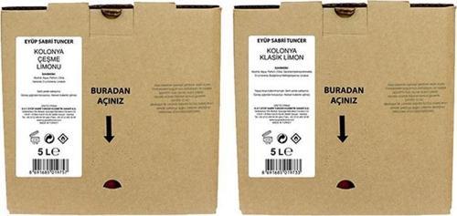 Klasik ve Çeşme Limonu Kolonyası 5 lt - Bag in A Box