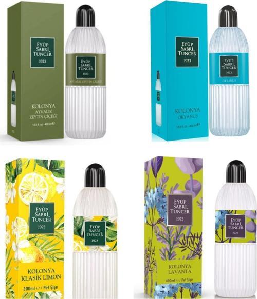 Lavanta, Klasik Limon, Okyanus ve Zeytin Çiçeği Kolonyası 400 ML