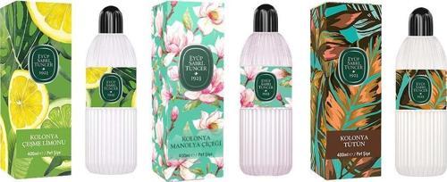Kolonya Çeşme Limonu, Manolya Çiçeği ve Tütün Pet Şişe 400 ml