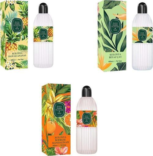 Kolonya Bodrum Mandalinası, Hawaii Ananas ve Beyaz Çay