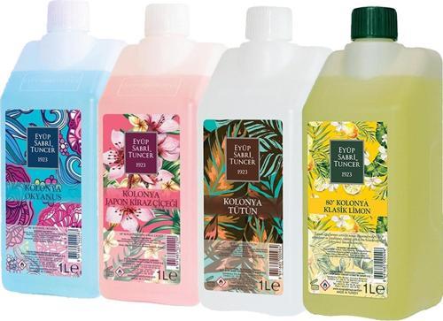 Tütün Kolonyası, Okyanus, Japon Kiraz Çiçeği ve Klasik Limon Yedek Şişe 1 LT