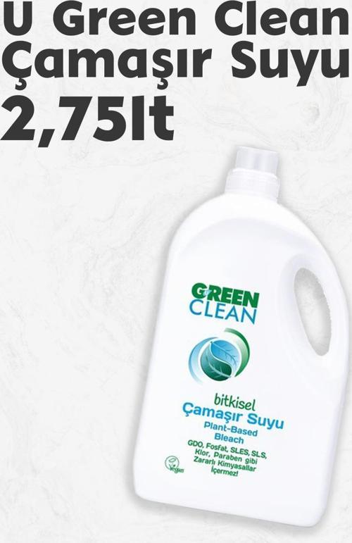 Bitkisel Çamaşır Suyu 2,75 Lt