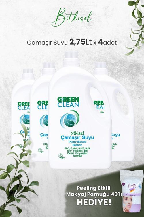 Bitkisel Çamaşır Suyu 2,75 Lt x 4 Adet ve Hediyeli