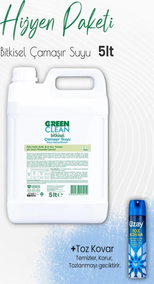 Bitkisel Çamaşır Suyu 5 lt ve Toz Kovar 300 ml