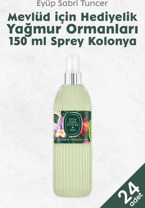 Yağmur Ormanları Kolonyası Sprey 150 ml x 24 adet
