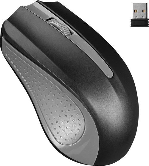SM-537 Usb Gri 1500Dpı 2.4Ghz Kablosuz Mouse (10mt)