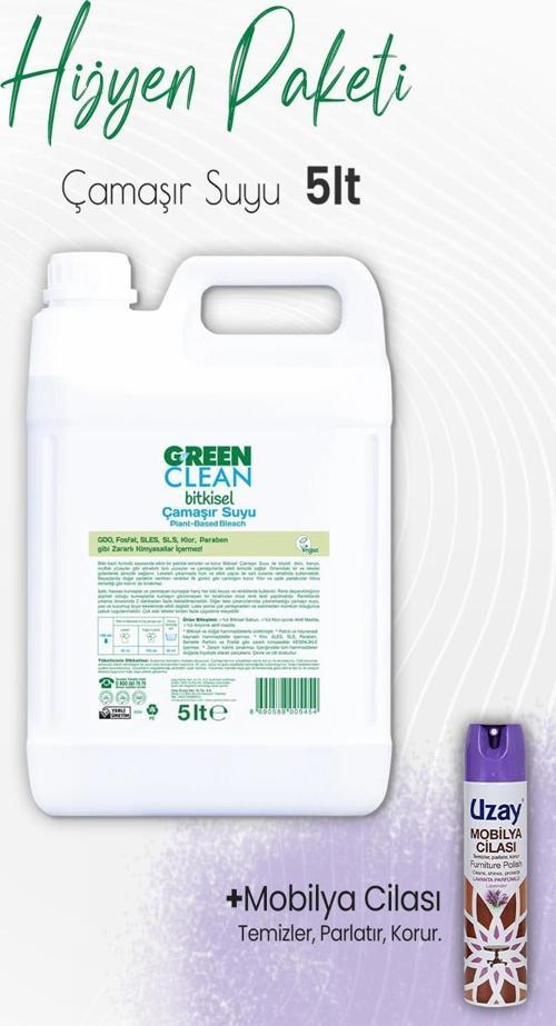 Çamaşır Suyu 5 lt ve Mobilya Cilası Lavanta 300 ml