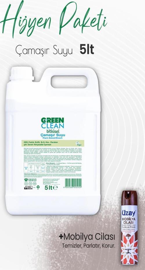 Çamaşır Suyu 5 lt ve Mobilya Cilası Sandalağacı 300 ml