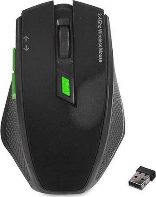 SMW-777 SİYAH USB 2.4 GHZ Optik Kablosuz Mouse