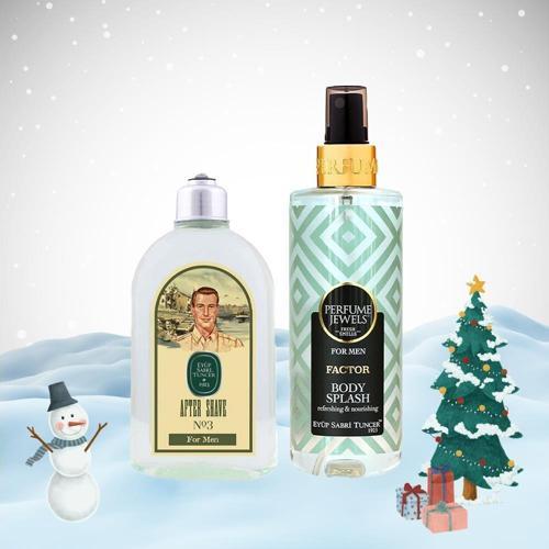 Yılbaşı Paketi Erkek Body Splash Factor 250 ml ve Tıraş Kolonyası No:3