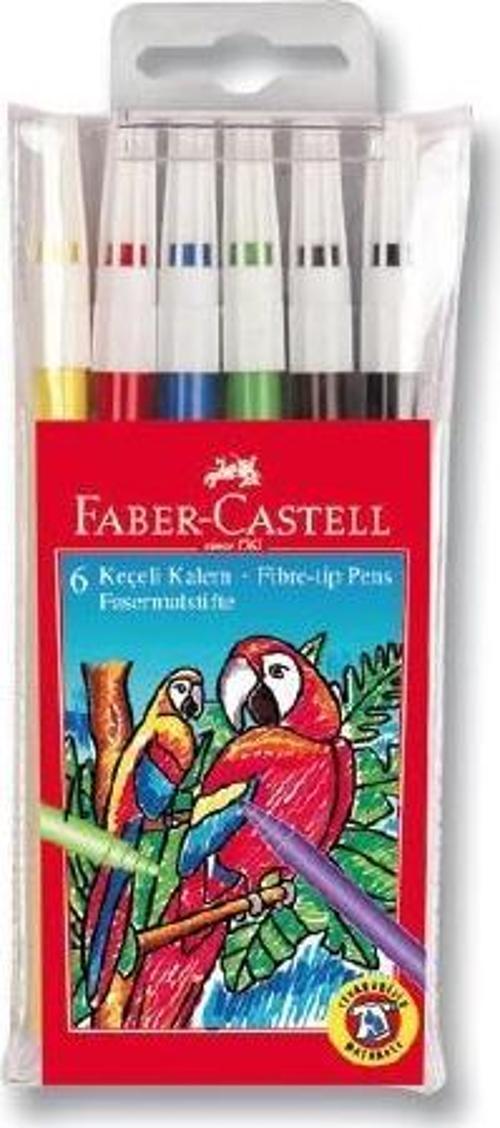 Faber-Castell Keçeli Boya Kalemi Yıkanabilir 6 Renk 5067 155106