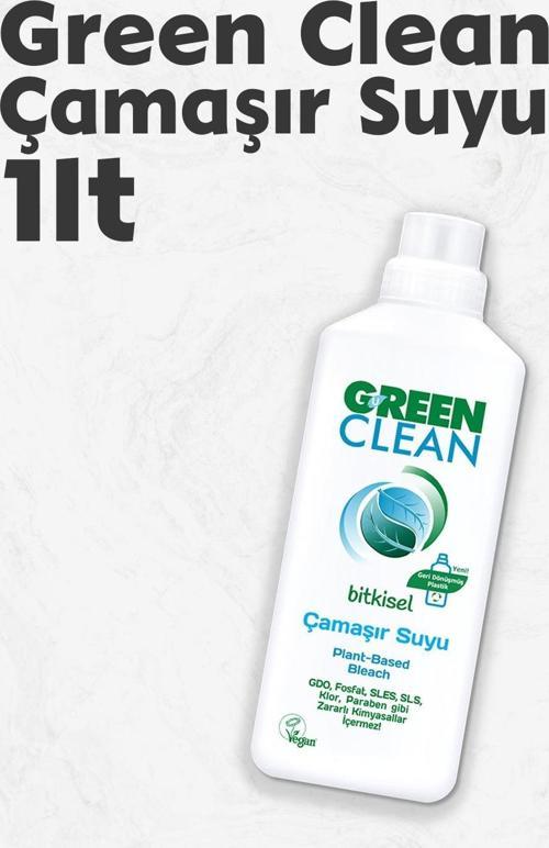 U Green Clean Bitkisel Çamaşır Suyu 1 L