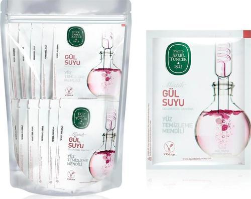 Mistik Gül Suyu Yüz Temizleme Mendili 30'lu Paket (Büyük Boy)