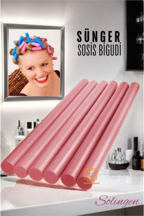 Sünger Sosis Gece Bigudisi 6 Adet Solingen
