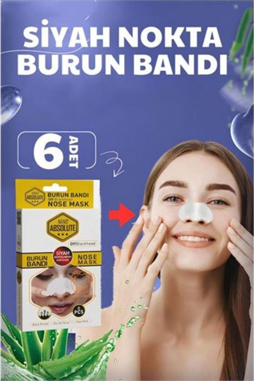 Nano Burun Siyah Nokta Bandı Absolute Professional 6 Adet