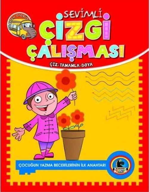 Kitap Sevimli Çizgi Çalışması Karatay Yayınevi