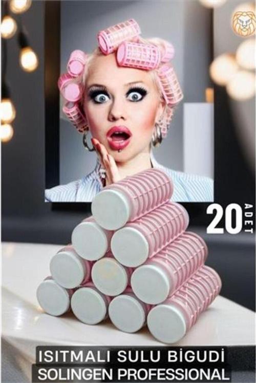 Transformacion Isıtmalı Sulu Bigudi 2.5 Cm 20 Adet Solingen Professional 719838
