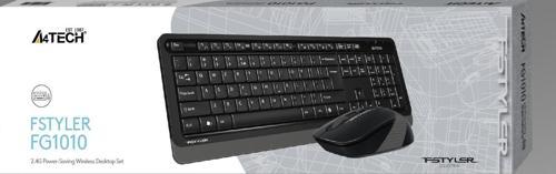 Fg1010 2.4G Gri Q Fn- mm Klv+Optik Mouse Set