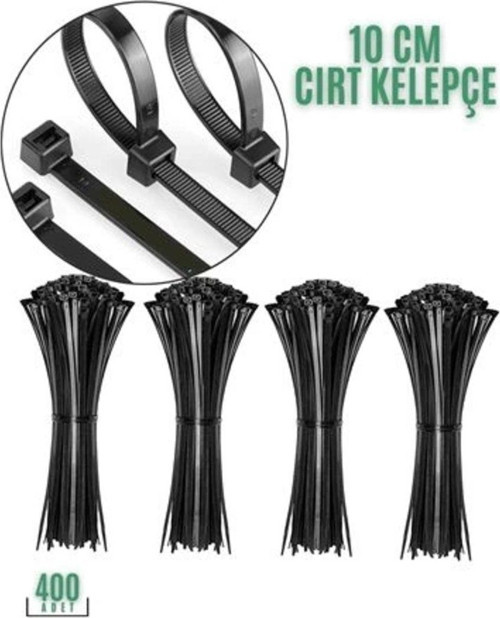 Cırt Kelepçe 10 Cm 400 Lü Paket