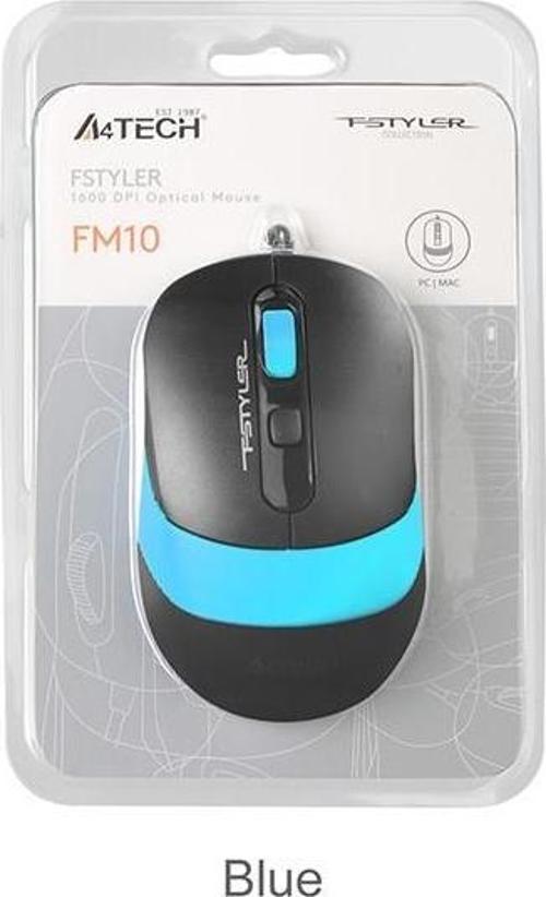Fm10 Usb Fstyler Mavi Optik 1600 Dpı Mouse