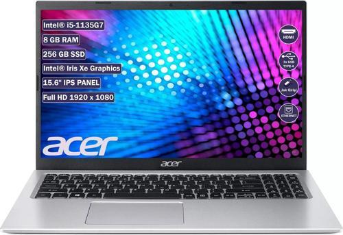 Aspire 3 A315-58-546X NX.ADDEY.004 i5-1135G7 8 GB 256 GB SSD Iris Xe Graphics 15.6" Full HD Notebook