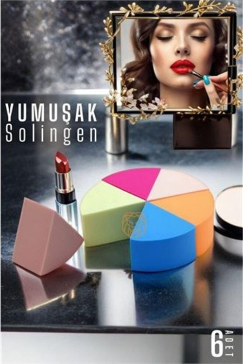 Transformacion Makyaj Süngeri Yumuşak Solingen Professional 6 Adet 720109
