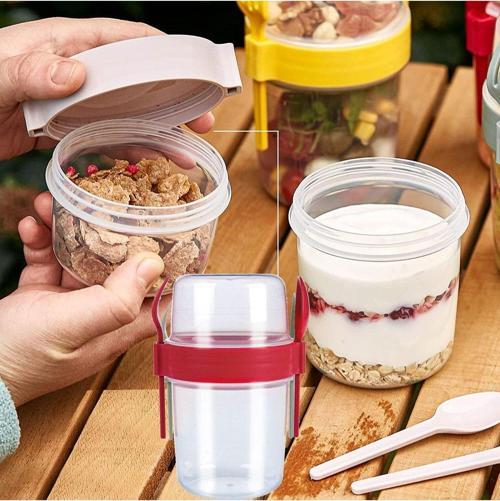On The Go 250 400 Ml Atıştırmalık Yemek Ve Yoğurt Kabı Kırmızı 716980