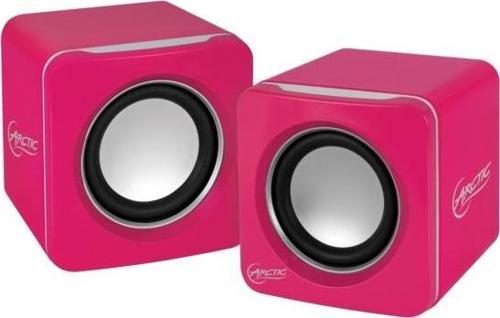 Arctıc S111 Bluetooth 1+1 Taşınabilir Speaker ( Pembe ) 12 Saat Çalışma Süresi Taşıma Çanta Hediyeli