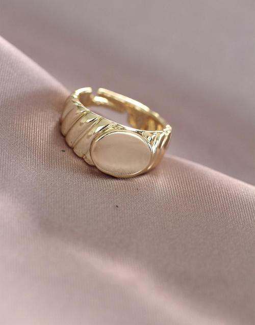 Gold Metal Kadın Yüzük - TJ-BYK1545