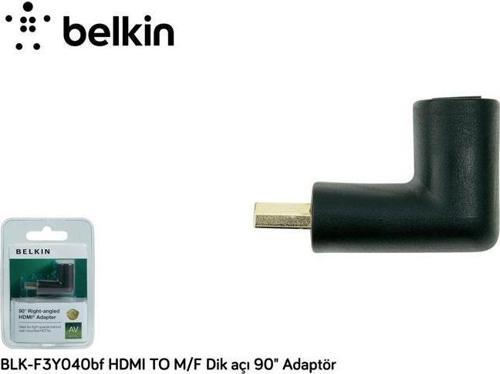 BLK-F3Y040BF Hdmı To m-f Dik açı 90" Adaptör Kablo