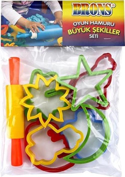 Oyun Hamuru Büyük Şekiller Kalıp Seti BR-474