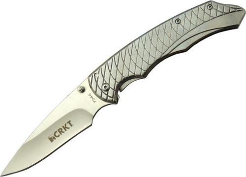 Crkt 7040 WY Kamp Çakı 22 cm - Metal Saplı, Kemerlikli, Kılıflı, Kutulu