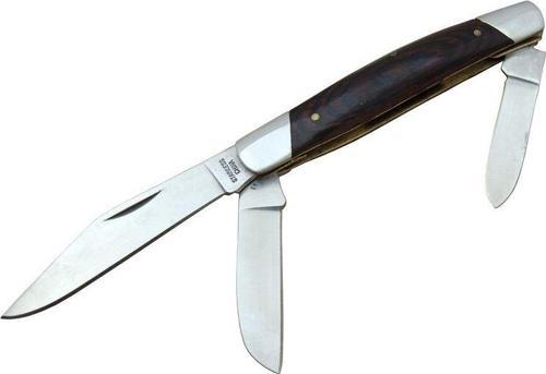 K-15 Falkon Üç Ağızlı / Üçlü Çakı 18 cm - Ahşap Saplı, Manuel