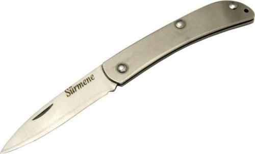 Metal Yerli Akarsu 15,5 cm Kamp / Outdoor Çakı  - Yarı Otomatik