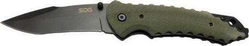 Sog Kiku Çakı Haki 22 cm Deri Kılıf , Kemerlikli