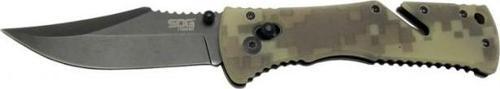 Sog Trident Çakı 21,5 cm Deri Kılıflı , Kemerlikli