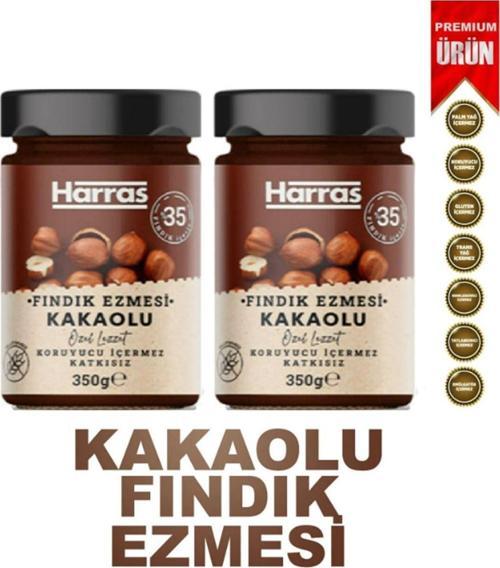 Glutensiz Katkısız Kakaolu Fındık Ezmesi 2 Adet X 350 Gr