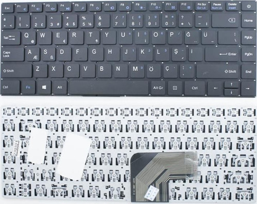 Hometech Alfa 700C Uyumlu Notebook Klavyesi - Siyah - TR / KL0282