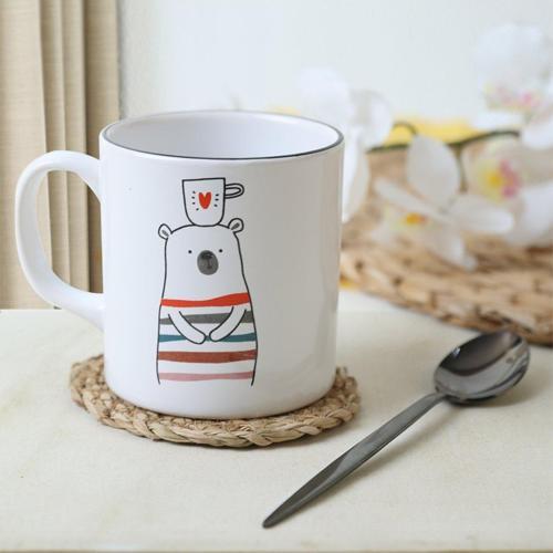Keraart I Love Coffee Silindir Kupa 10 Cm